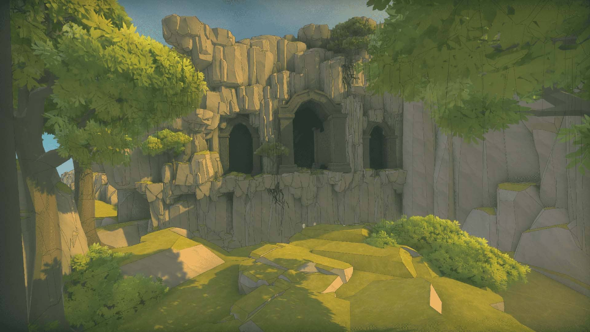 Potion Rouge — Architecture of the titanic tree's platforms